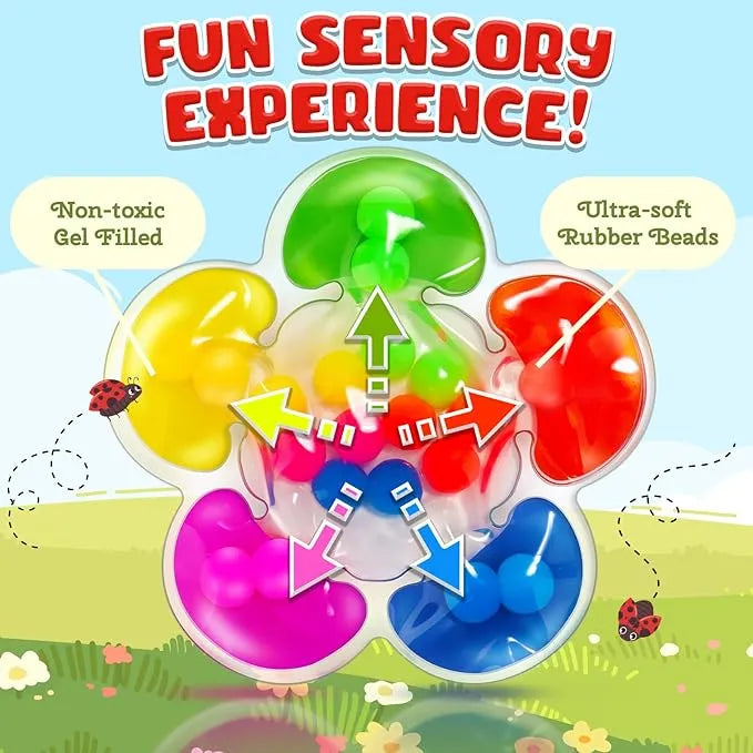 Zaxideel Color Sorting Toys Sensory Toys, Fine Motor Skills Game for T ...